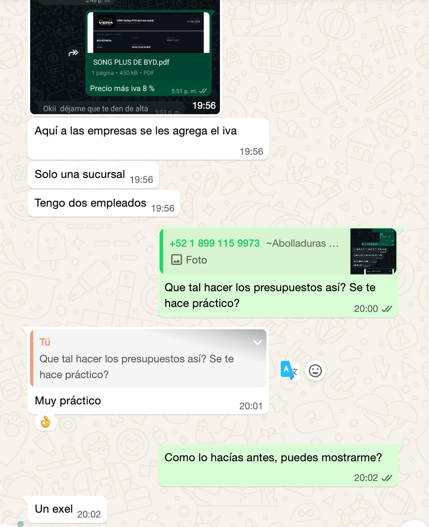 Reseña de cliente Esteticar
